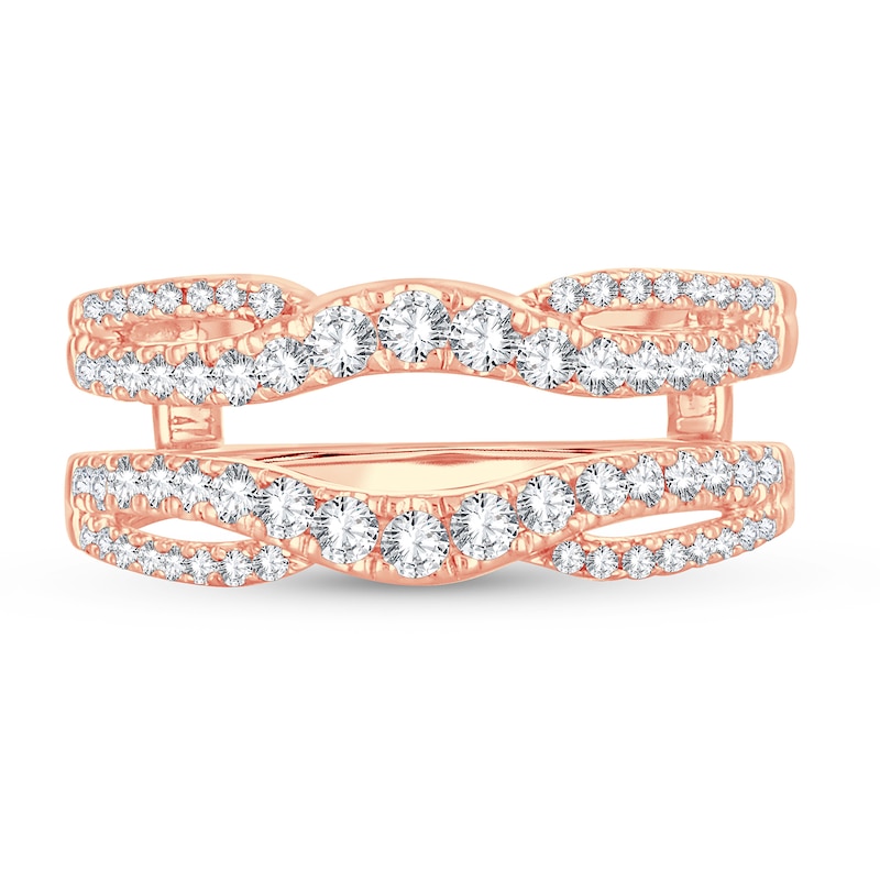 Main Image 3 of Diamond Enhancer Ring 5/8 ct tw Round 14K Rose Gold