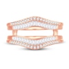 Thumbnail Image 3 of Diamond Enhancer Ring 1/2 ct tw Round/Baguette 14K Rose Gold