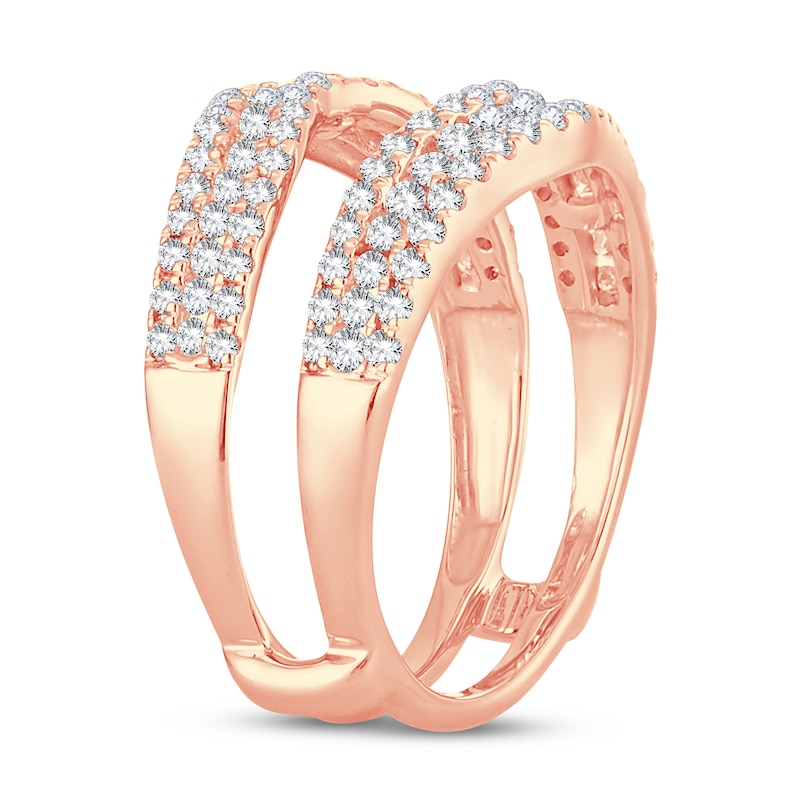 Main Image 2 of Diamond Enhancer Ring 1 ct tw Round 14K Rose Gold