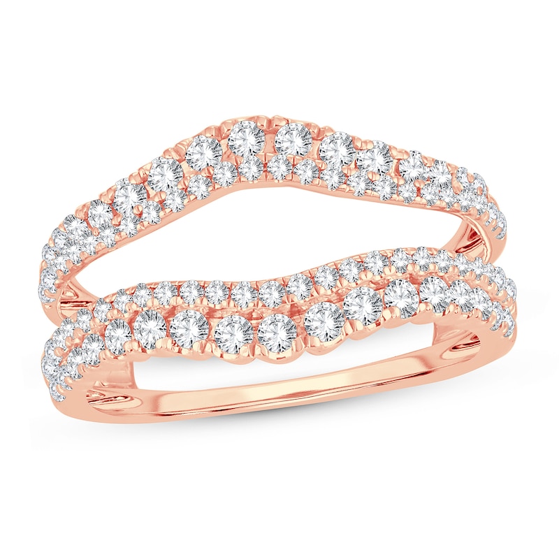Main Image 1 of Diamond Enhancer Ring 3/4 ct tw Round 14K Rose Gold