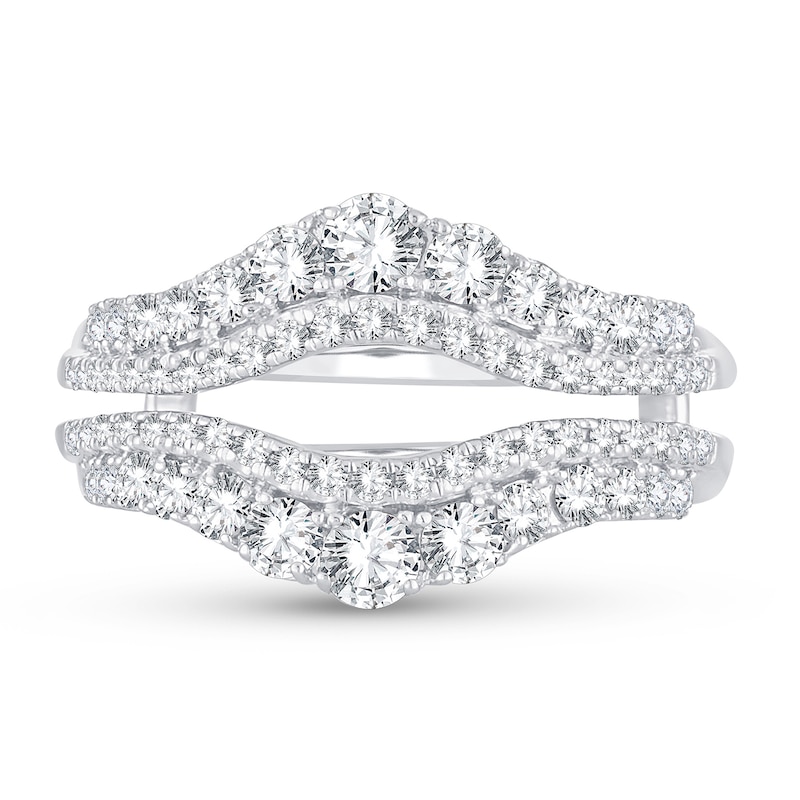 Main Image 3 of Diamond Enhancer Ring 1 ct tw Round 14K White Gold