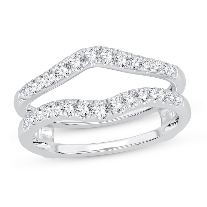 Main Image 1 of Diamond Enhancer Ring 1/2 ct tw Round 14K White Gold