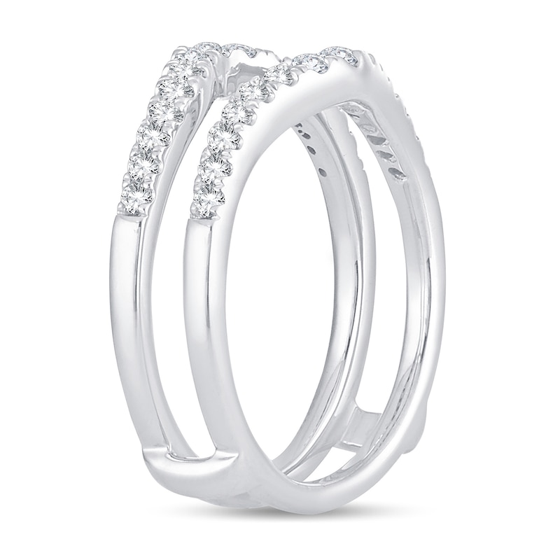 Main Image 2 of Diamond Enhancer Ring 1/2 ct tw Round 14K White Gold