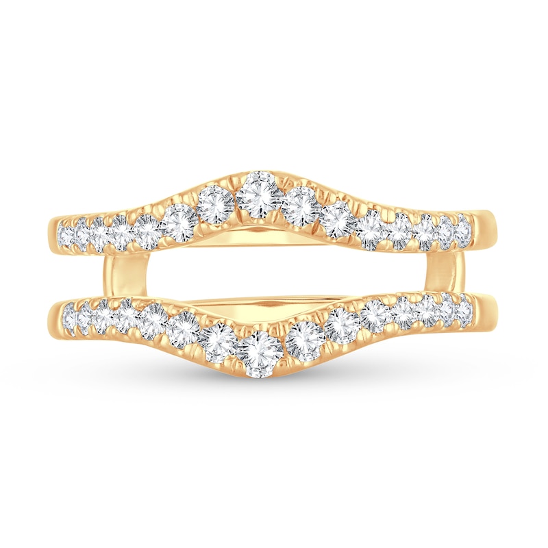 Main Image 3 of Diamond Enhancer Ring 1/2 ct tw Round 14K Yellow Gold