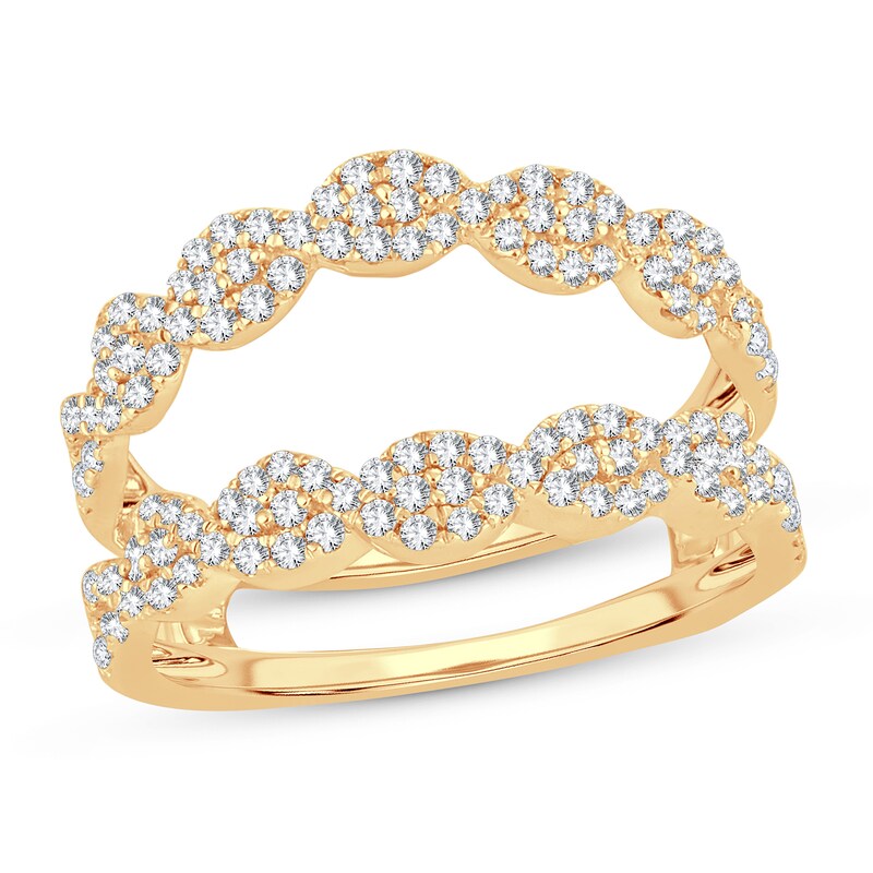 Diamond Enhancer Ring 5/8 ct tw Round 14K Yellow Gold
