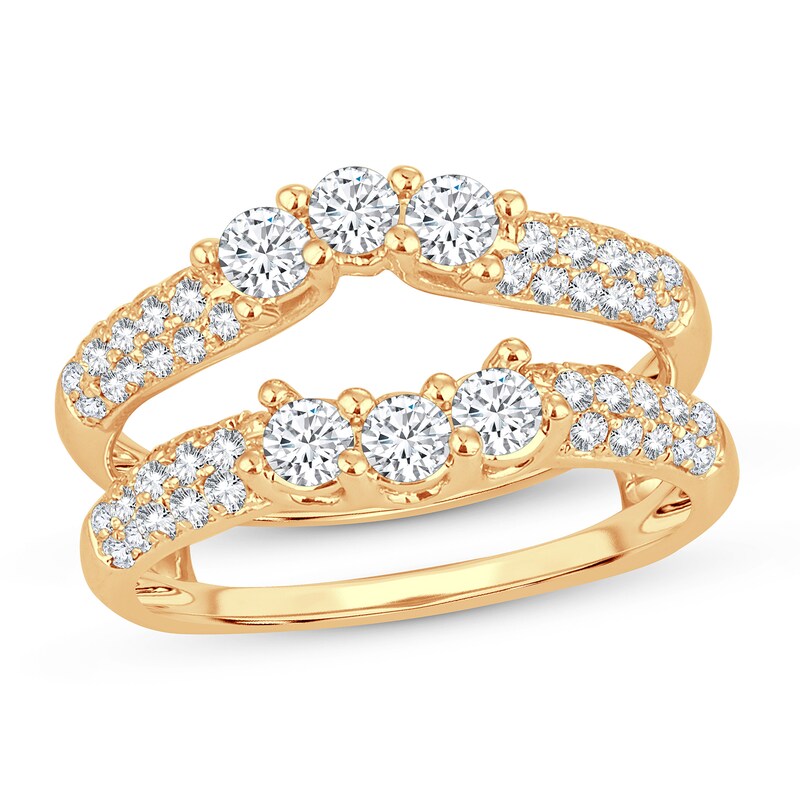 Diamond Enhancer Ring 1 ct tw Round 14K Yellow Gold