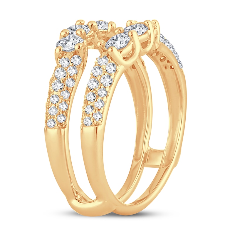 Diamond Enhancer Ring 1 ct tw Round 14K Yellow Gold