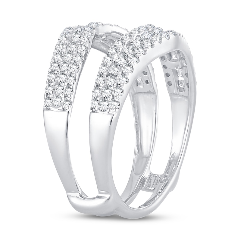 Main Image 2 of Diamond Enhancer Ring 1 ct tw Round 14K White Gold