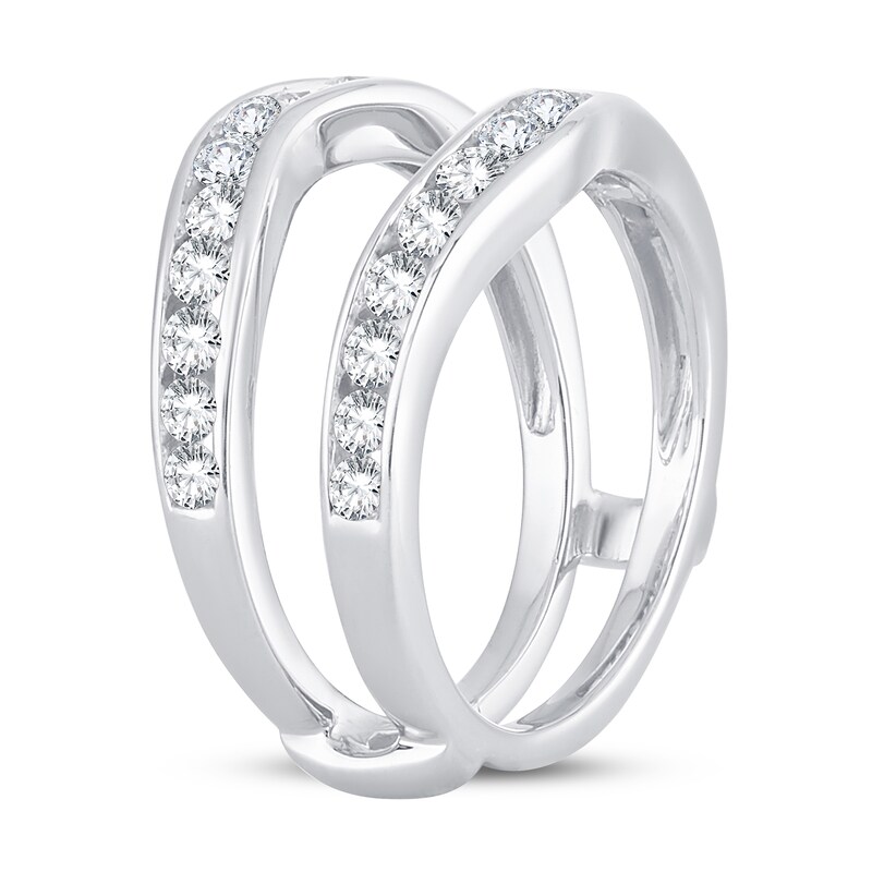 Main Image 2 of Diamond Enhancer Ring 1 ct tw Round 14K White Gold