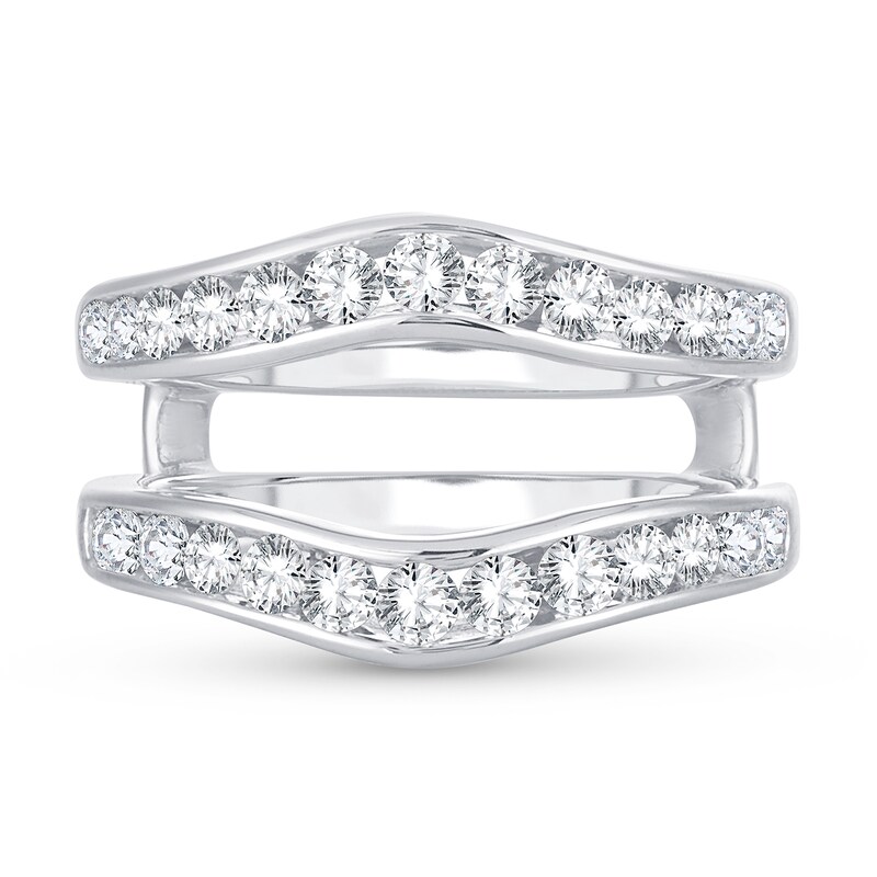 Main Image 3 of Diamond Enhancer Ring 1 ct tw Round 14K White Gold