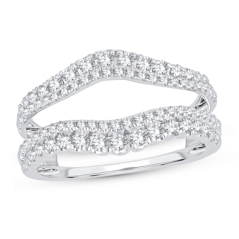 Main Image 1 of Diamond Enhancer Ring 3/4 ct tw Round 14K White Gold