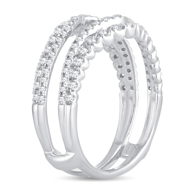 Main Image 2 of Diamond Enhancer Ring 3/4 ct tw Round 14K White Gold