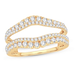 Diamond Enhancer Ring 3/4 ct tw Round 14K Yellow Gold