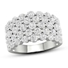 Thumbnail Image 1 of Lab-Grown Diamond Ring 3 ct tw Round 14K White Gold