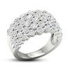 Thumbnail Image 4 of Lab-Grown Diamond Ring 3 ct tw Round 14K White Gold