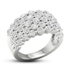 Thumbnail Image 3 of Lab-Created Diamond Ring 3 ct tw Round 14K White Gold