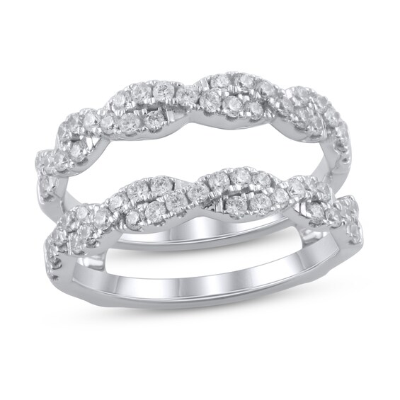 Jared The Galleria Of Jewelry Diamond Enhancer Ring 3/4 ct tw Round 14K White Gold