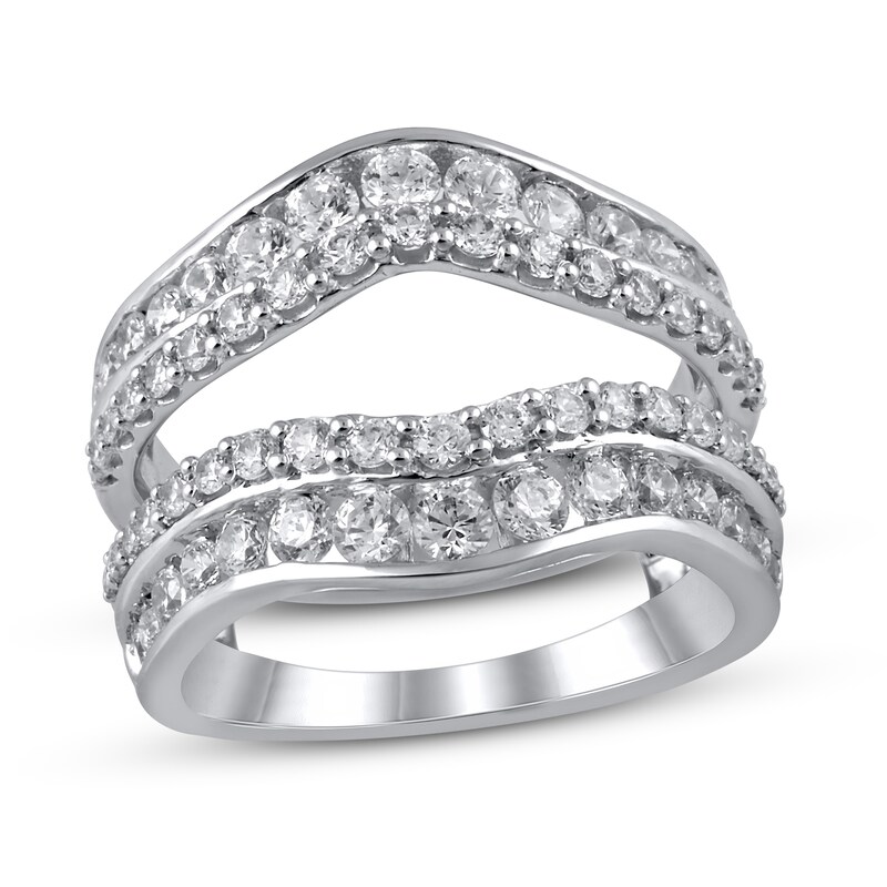 Main Image 1 of Diamond Enhancer Ring 1-3/4 ct tw Round 14K White Gold