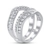 Thumbnail Image 2 of Diamond Enhancer Ring 1-3/4 ct tw Round 14K White Gold