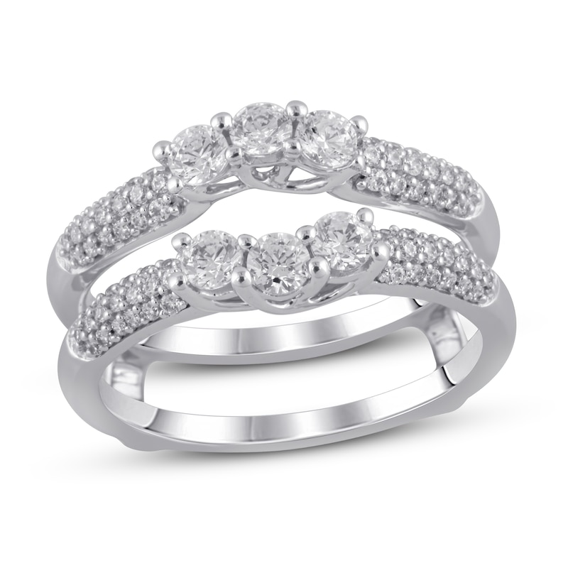 Main Image 1 of Diamond Enhancer Ring 3/4 ct tw Round 14K White Gold