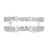 Thumbnail Image 3 of Diamond Enhancer Ring 1/2 ct tw Round 14K White Gold
