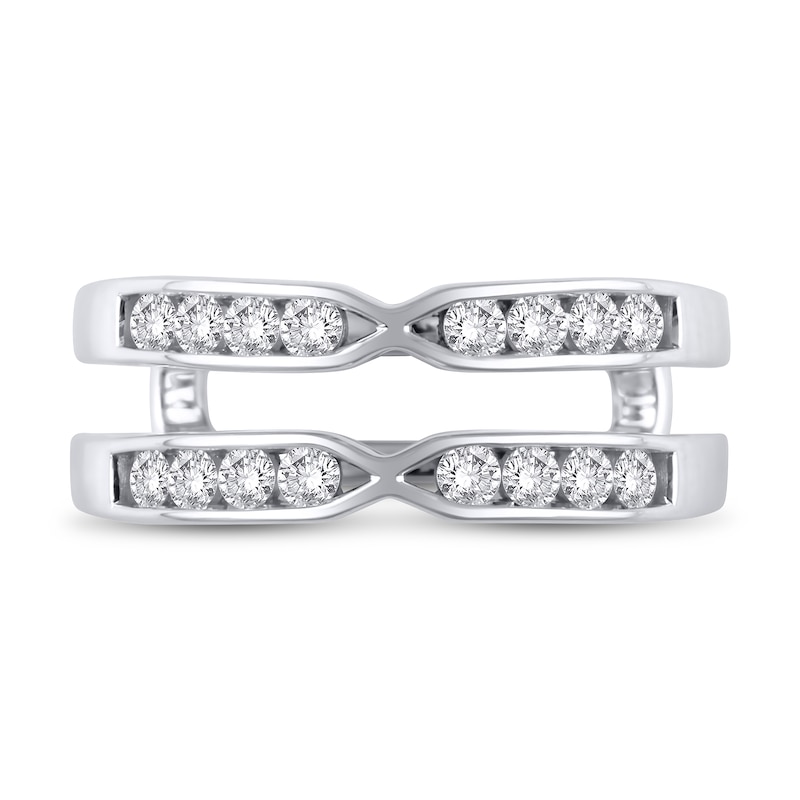 Main Image 3 of Diamond Enhancer Ring 1/2 ct tw Round 14K White Gold