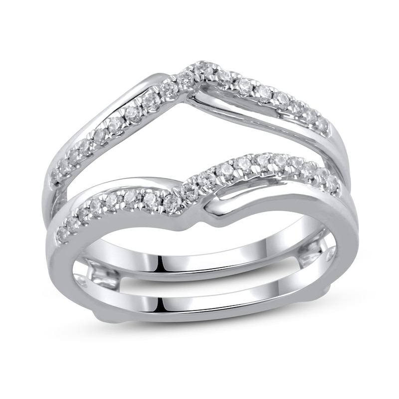 Main Image 1 of Diamond Enhancer Ring 1/4 ct tw Round 14K White Gold
