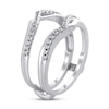 Thumbnail Image 2 of Diamond Enhancer Ring 1/4 ct tw Round 14K White Gold