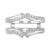Thumbnail Image 3 of Diamond Enhancer Ring 1/4 ct tw Round 14K White Gold