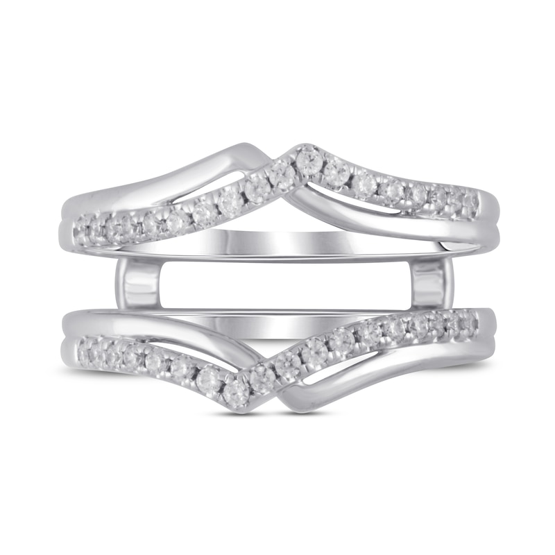 Main Image 3 of Diamond Enhancer Ring 1/4 ct tw Round 14K White Gold