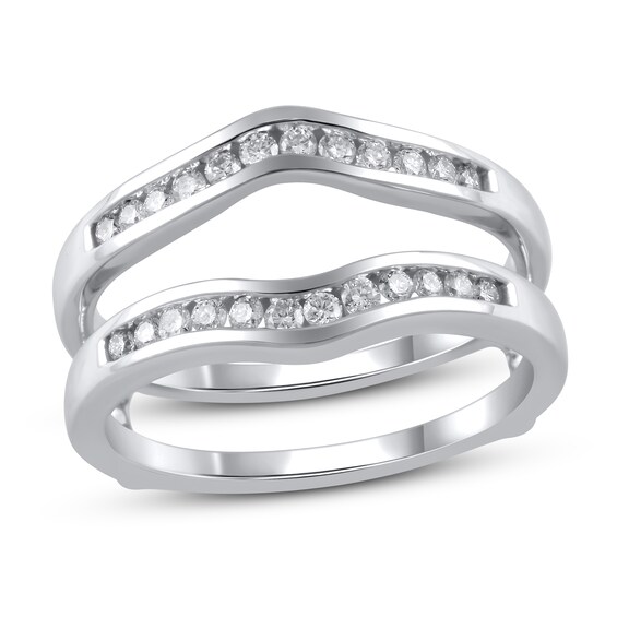Jared The Galleria Of Jewelry Diamond Enhancer Ring 1/3 ct tw Round 14K White Gold
