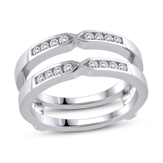 Jared The Galleria Of Jewelry Diamond Enhancer Ring 1/4 ct tw Round 14K White Gold