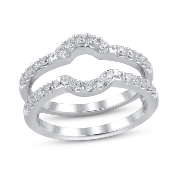 Jared The Galleria Of Jewelry Diamond Enhancer Ring 1/2 ct tw Round 14K White Gold