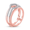 Thumbnail Image 2 of Diamond Enhancer Ring 1/4 ct tw Round 14K Two-Tone Gold