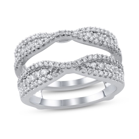 Jared The Galleria Of Jewelry Diamond Enhancer Ring 3/4 ct tw Round 14K White Gold