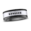 Thumbnail Image 1 of Diamond Ring 1/10 ct tw Round Tungsten