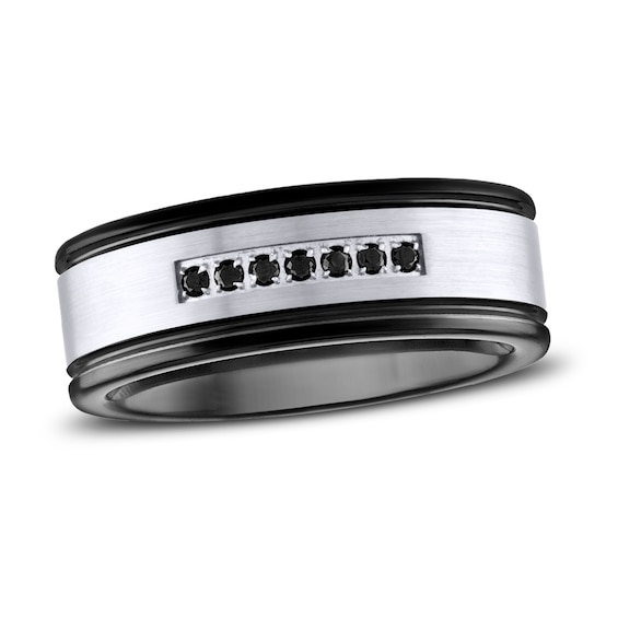 Jared The Galleria Of Jewelry Diamond Ring 1/10 ct tw Round Tungsten