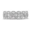 Thumbnail Image 3 of Marquise Shape Vintage Diamond Band 1/2 ct tw Round 14K White Gold