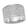 Thumbnail Image 1 of Micro Pave Diamond Band 1 ct tw Round 14K White Gold