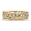 Thumbnail Image 2 of Diamond Cluster Open Ring 1/3 ct tw Round 14K Yellow Gold