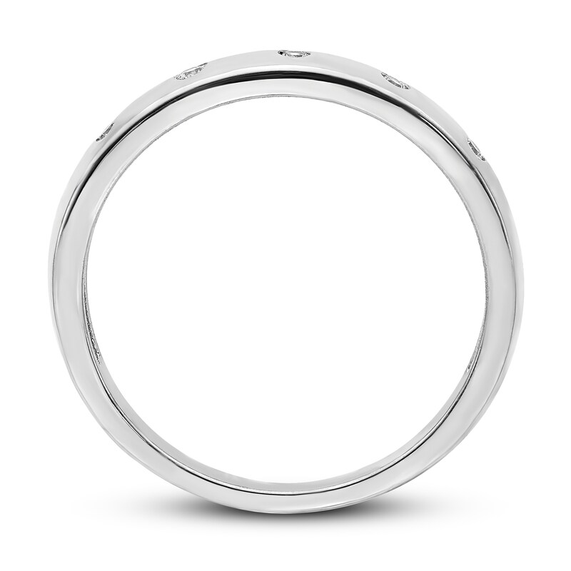 5-stone Diamond Ring 1/20 ct tw Round 14K White Gold
