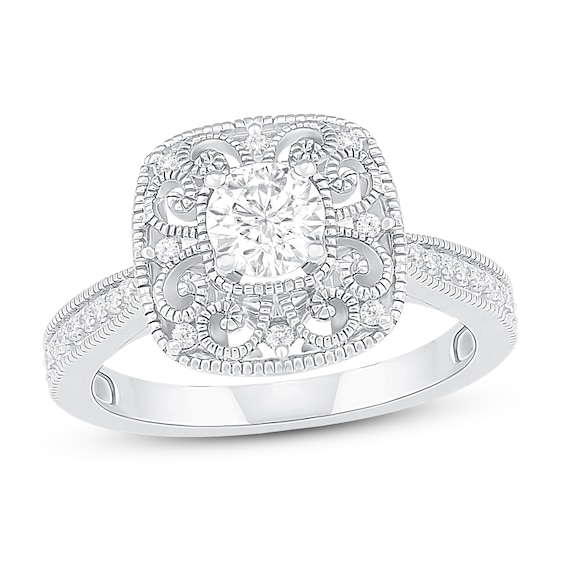 Jared The Galleria Of Jewelry Diamond Ring 1/2 ct tw Round 14K White Gold