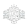 Thumbnail Image 2 of Diamond Ring 1-1/2 ct tw Round/Baguette 14K White Gold