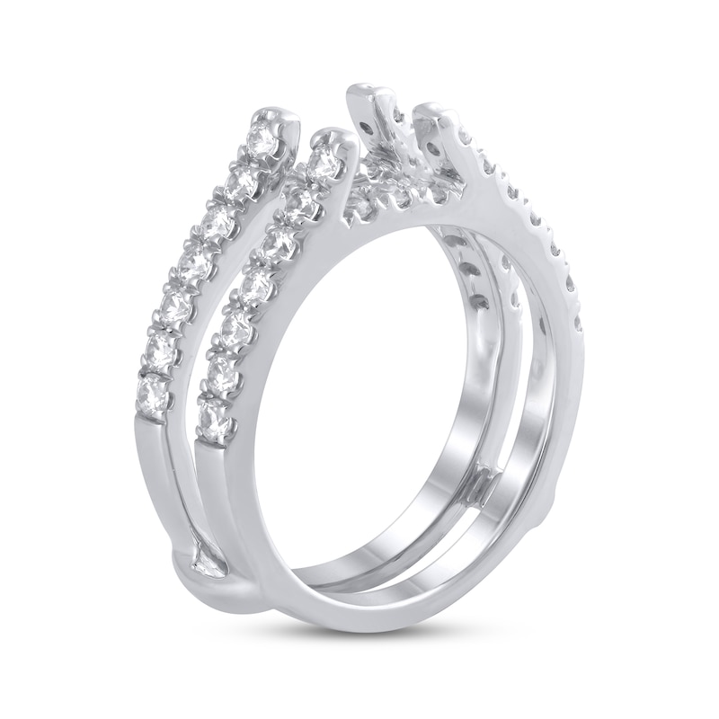 Diamond Enhancer Ring 1 ct tw Round 14K White Gold