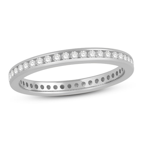 Jared The Galleria Of Jewelry Diamond Eternity Band 1/2 ct tw Round 14K White Gold