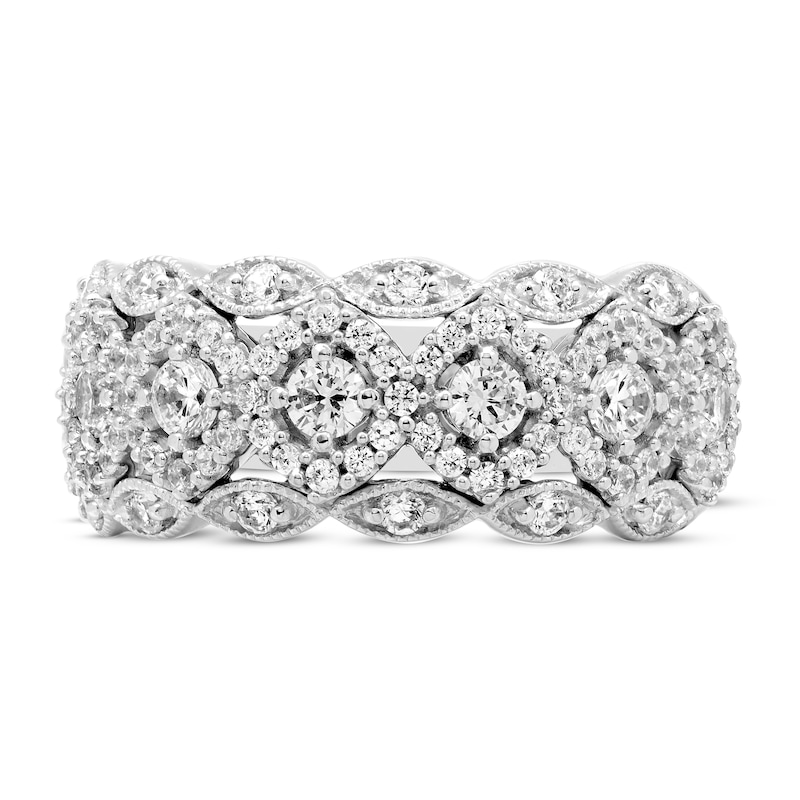 Main Image 3 of Diamond Ring 1 ct tw Round 14K White Gold
