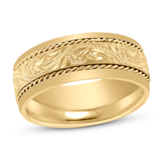 121947307 Jared The Galleria Of Jewelry Wedding Band 14K Yel sku 121947307