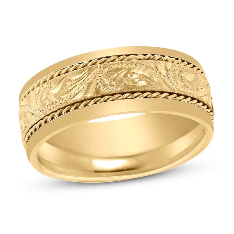 Monogram Infini wedding band, yellow gold - Categories Q9F72C