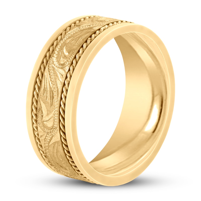 Wedding Band 14K Yellow Gold