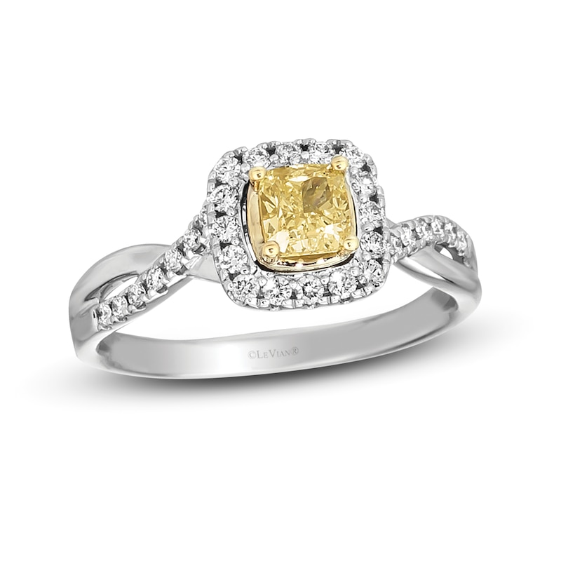 Main Image 1 of Le Vian Sunny Yellow Diamond Ring 3/4 ct tw 14K Vanilla Gold